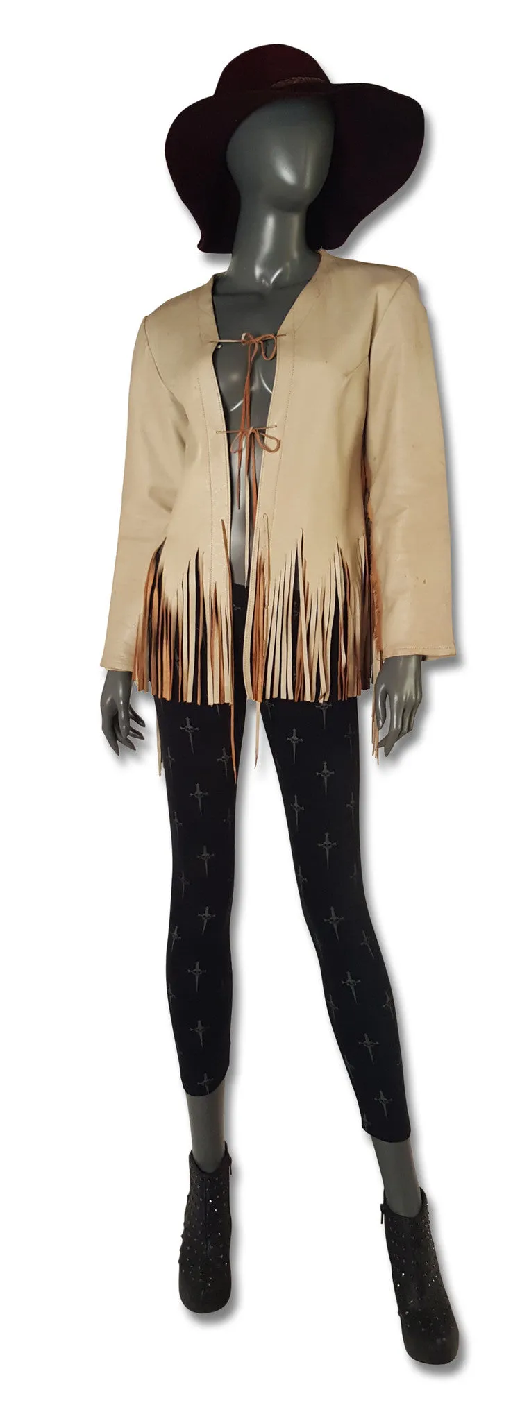 1970s Fringed Leather Jacket