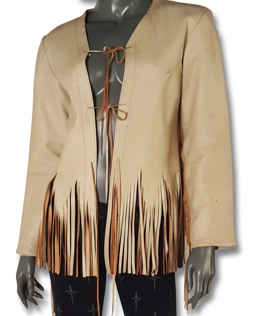 1970s Fringed Leather Jacket