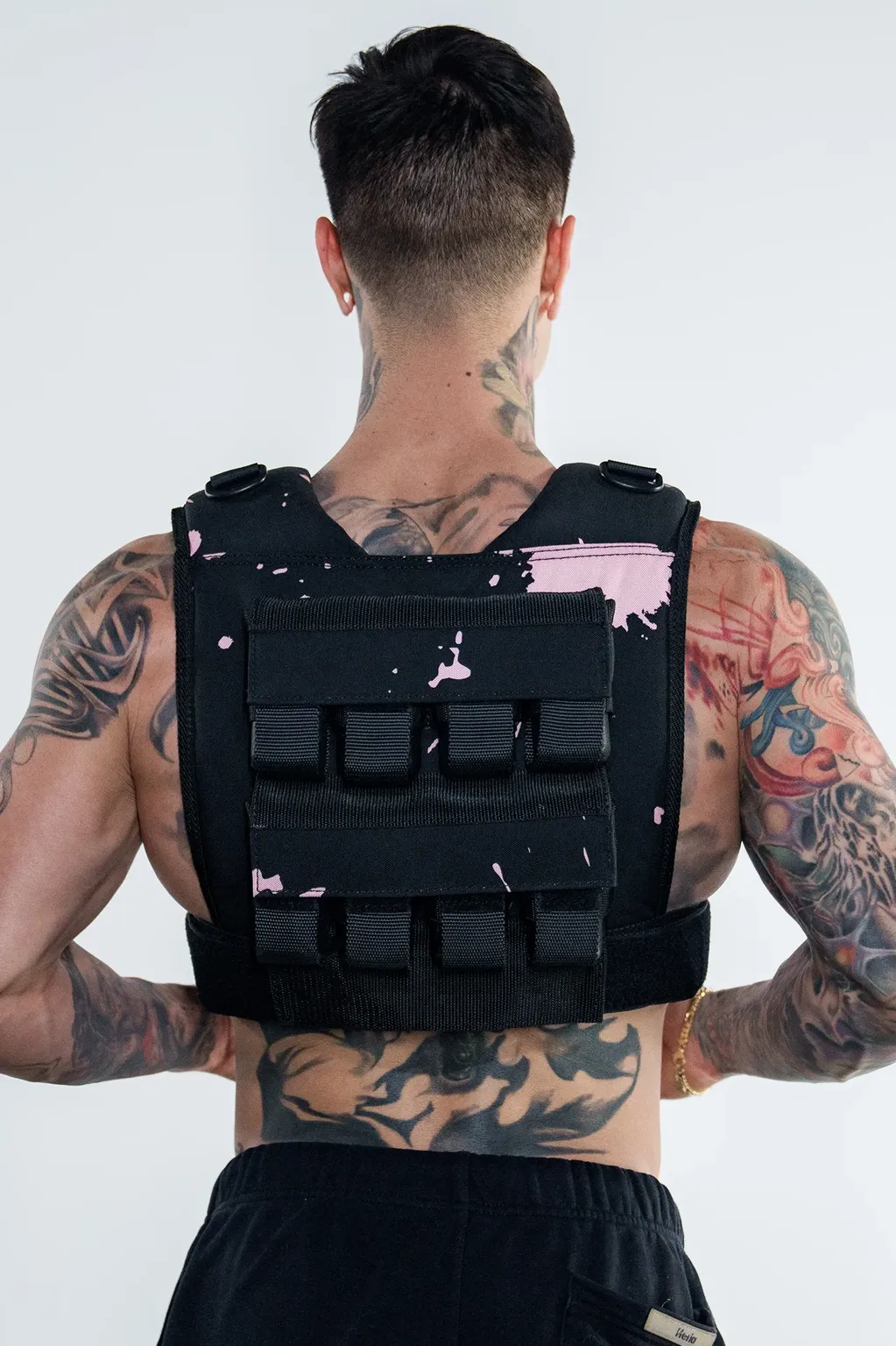 35LB Weight Vest - Black/Pink