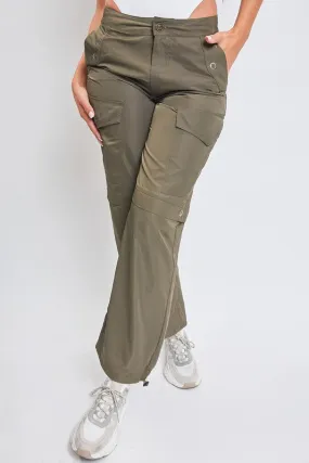 Army Green Cargo Bungee Pants