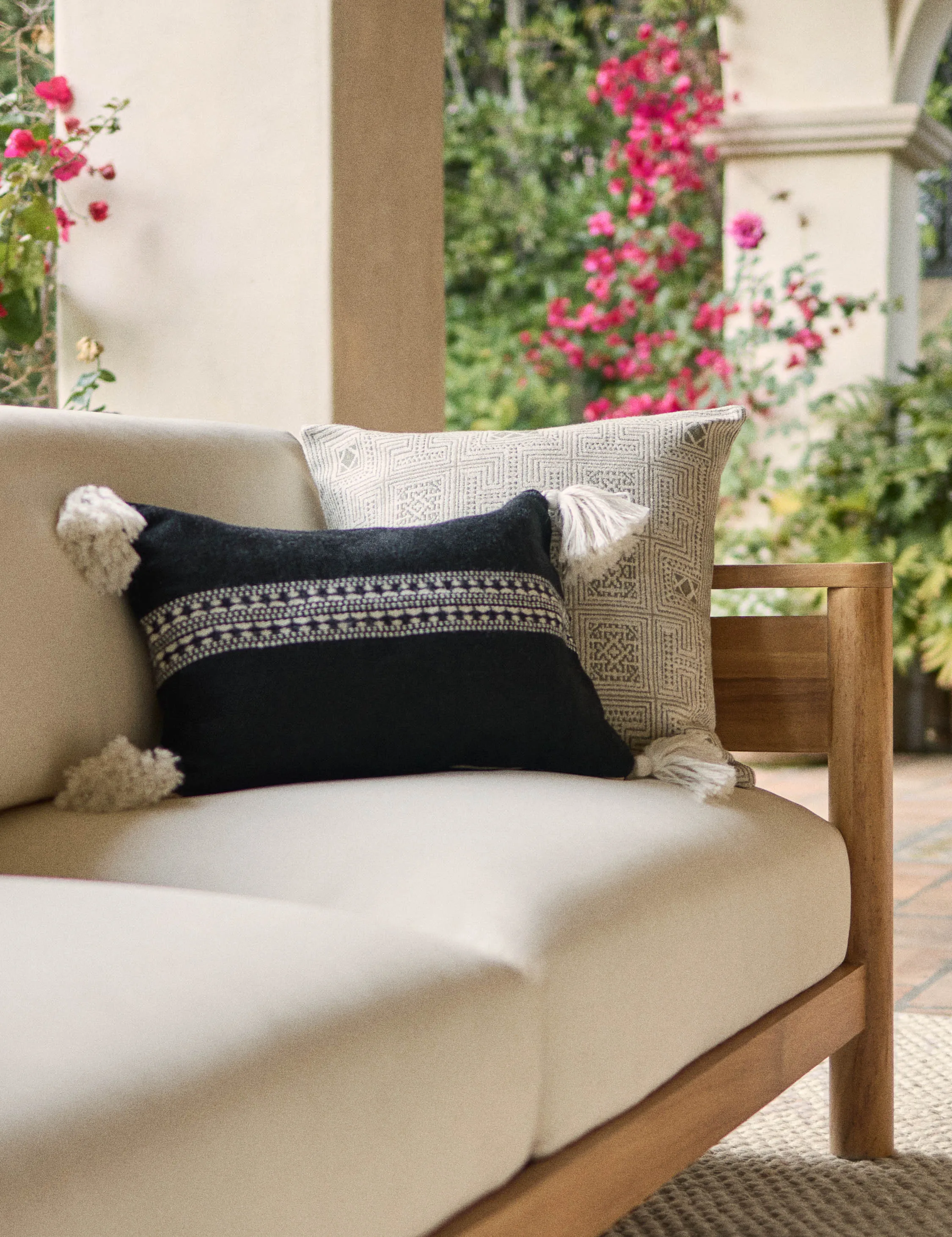 Azra Indoor / Outdoor Pillow by Sunbrella for Lulu and Georgia