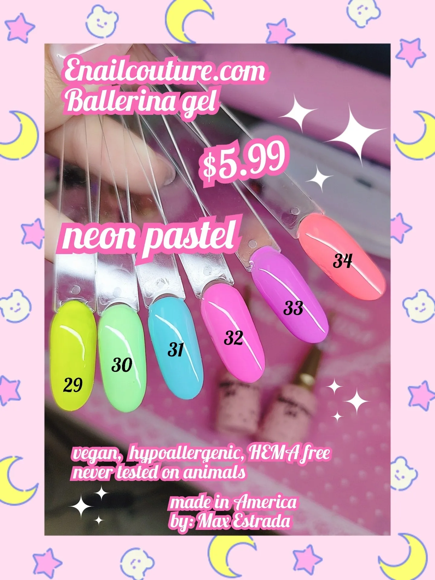 Ballerina Gel (10ML Hema-free Gel Nail Polish Set,Nude Gel Polish Soak Off LED Nail Gel Polish Set Nail Art Manicure Salon DIY)