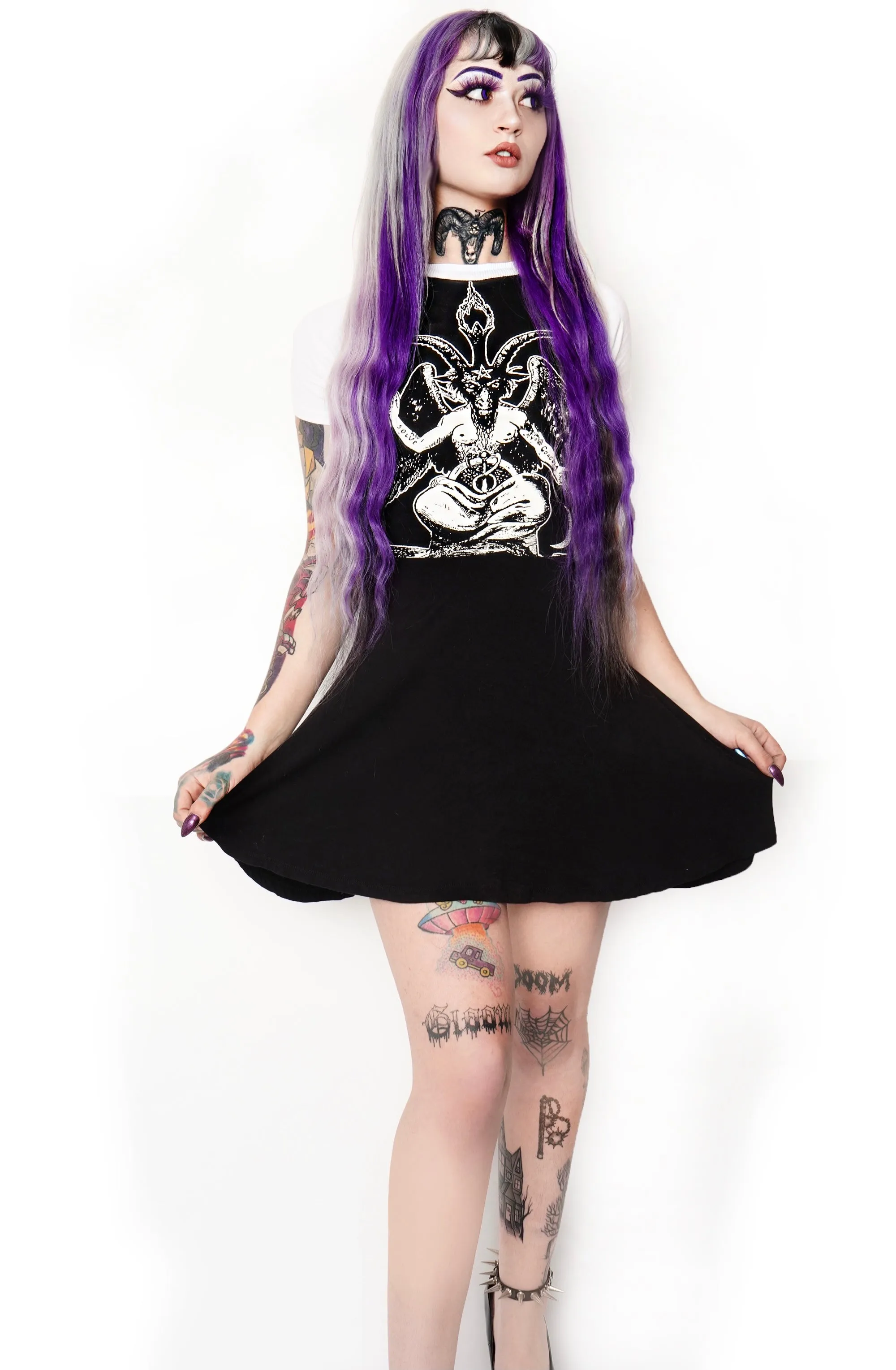 Baphomet Baby Doll Dress