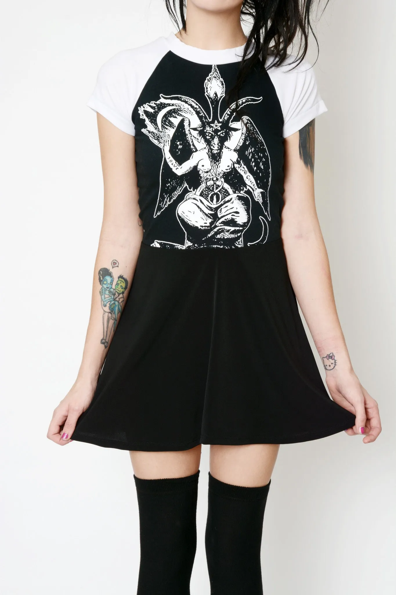 Baphomet Baby Doll Dress