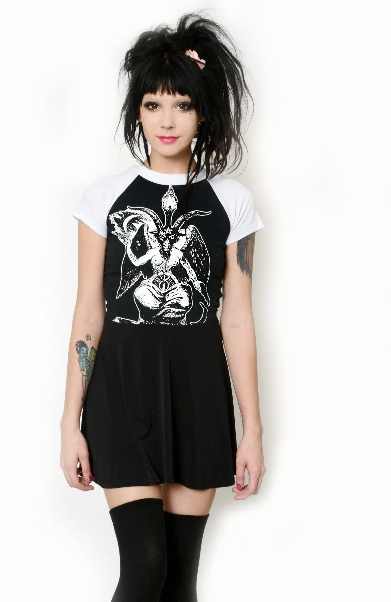 Baphomet Baby Doll Dress