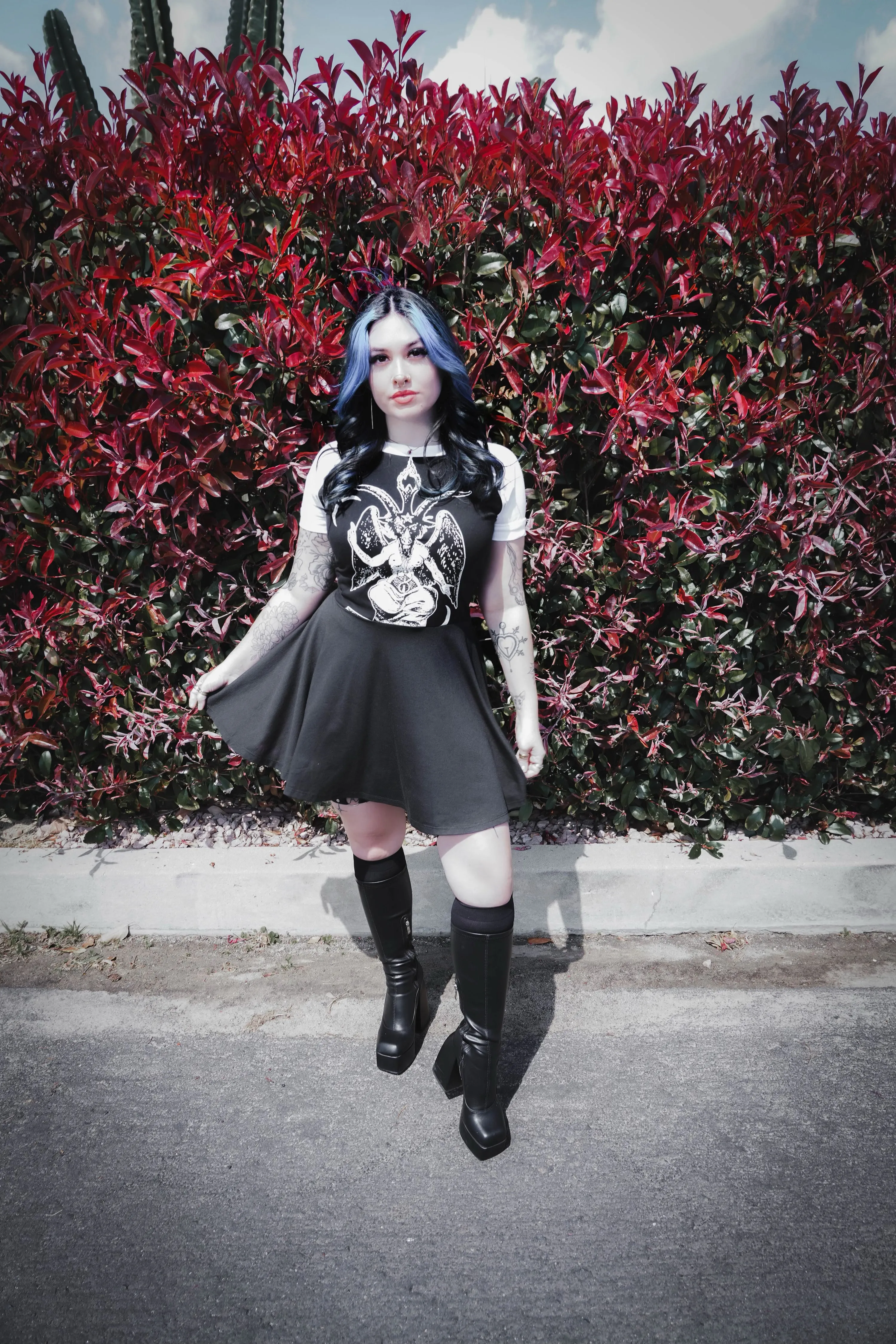 Baphomet Baby Doll Dress