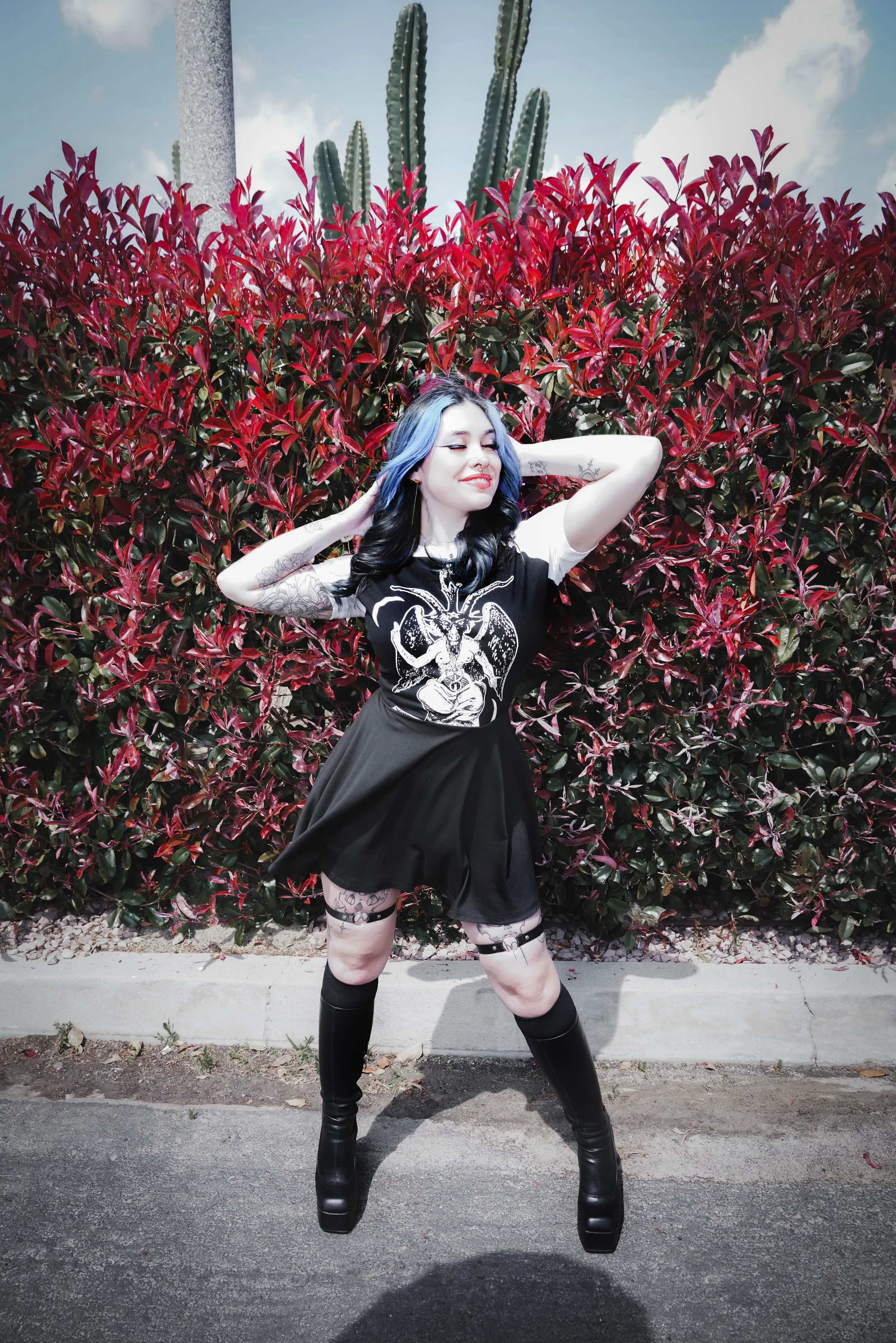 Baphomet Baby Doll Dress