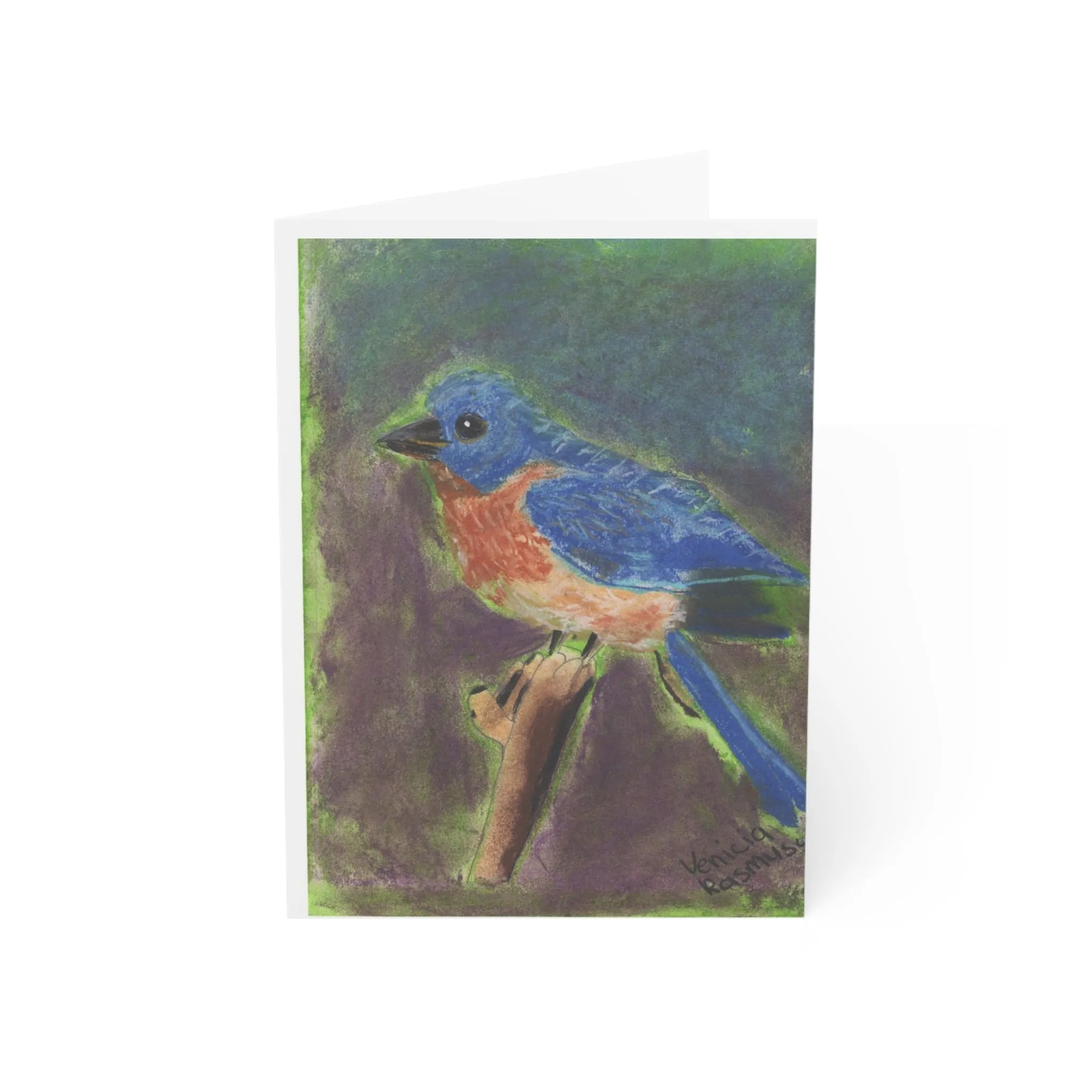 Bluebird OF HAPPINESS Greeting Cards (1, 10, 30, and 50pcs)