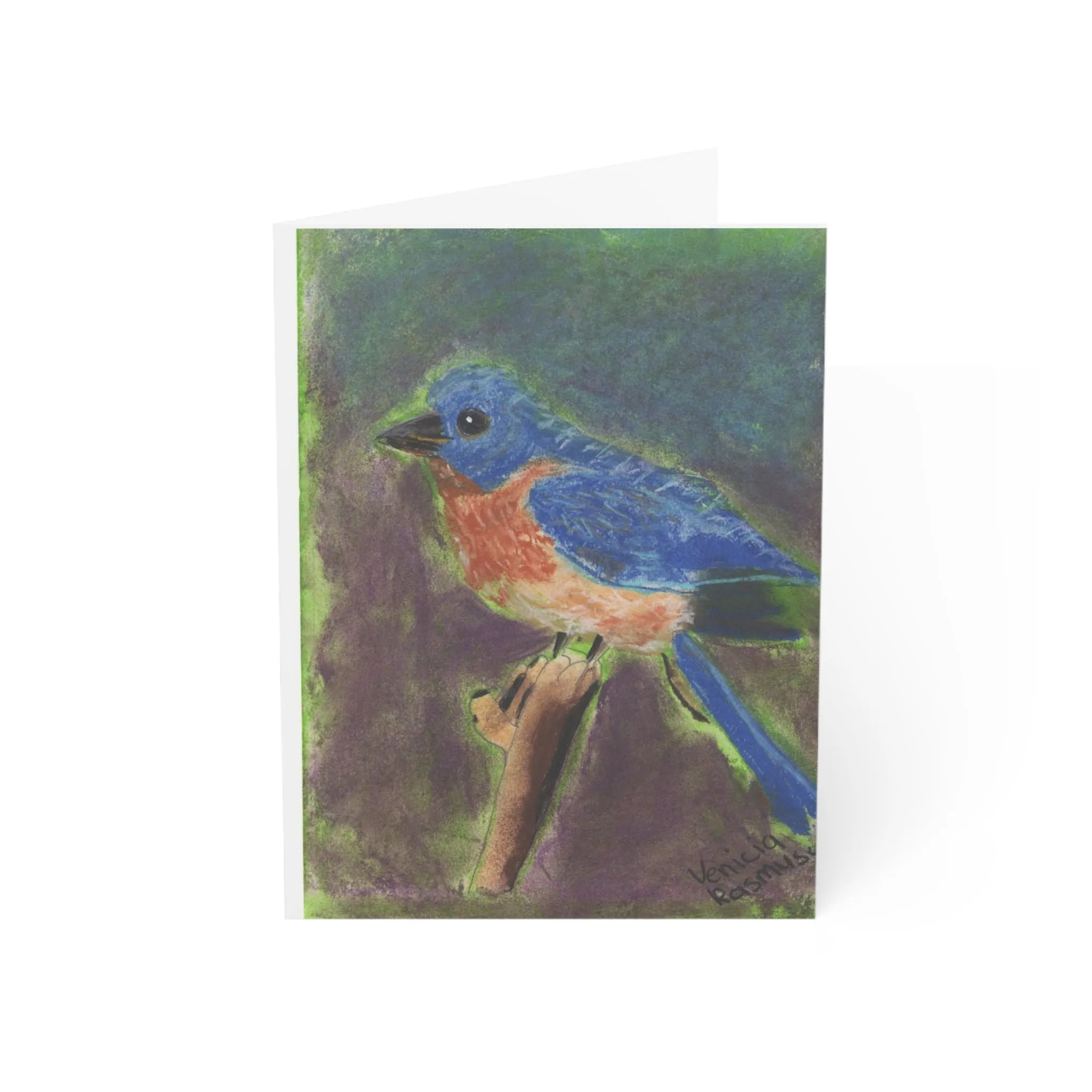 Bluebird OF HAPPINESS Greeting Cards (1, 10, 30, and 50pcs)