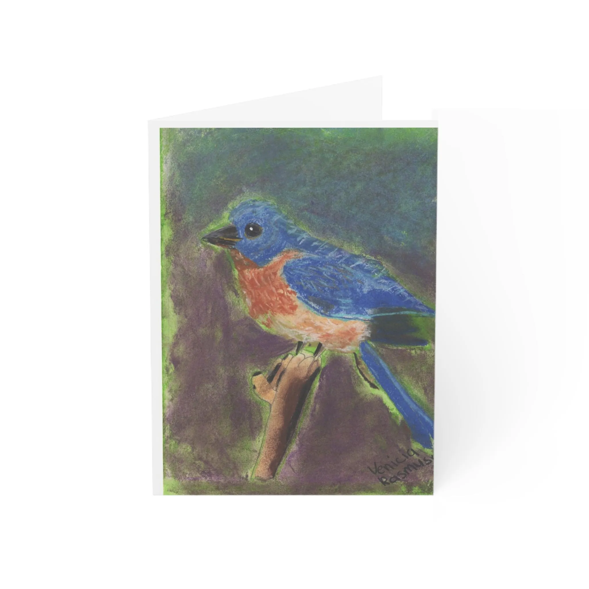 Bluebird OF HAPPINESS Greeting Cards (1, 10, 30, and 50pcs)