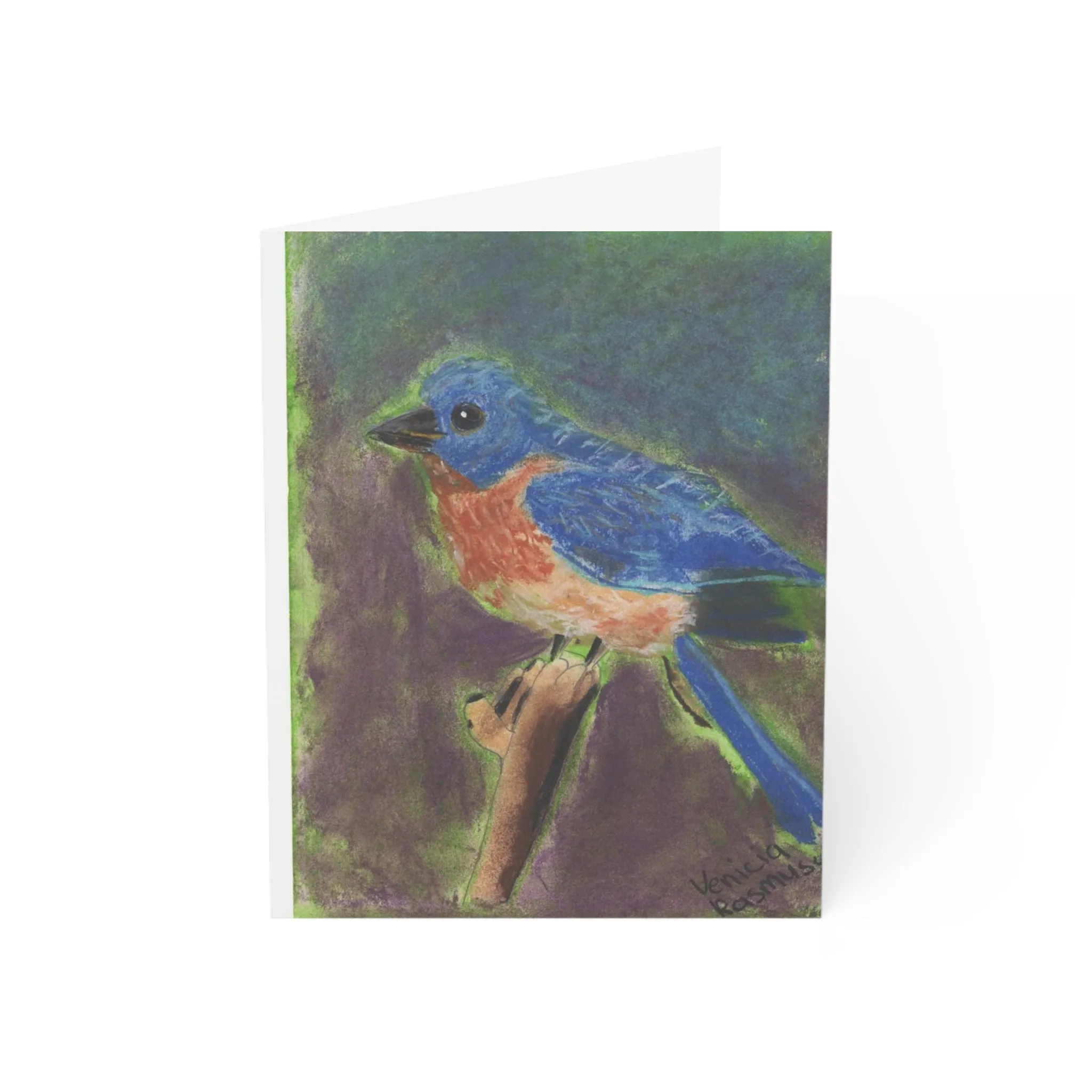 Bluebird OF HAPPINESS Greeting Cards (1, 10, 30, and 50pcs)