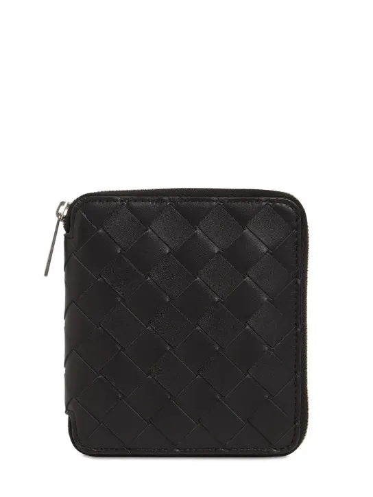 Bottega Veneta   Compact leather zip around wallet 