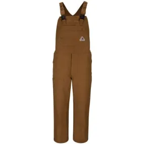 Bulwark Brown Duck Insulated Bib Overall