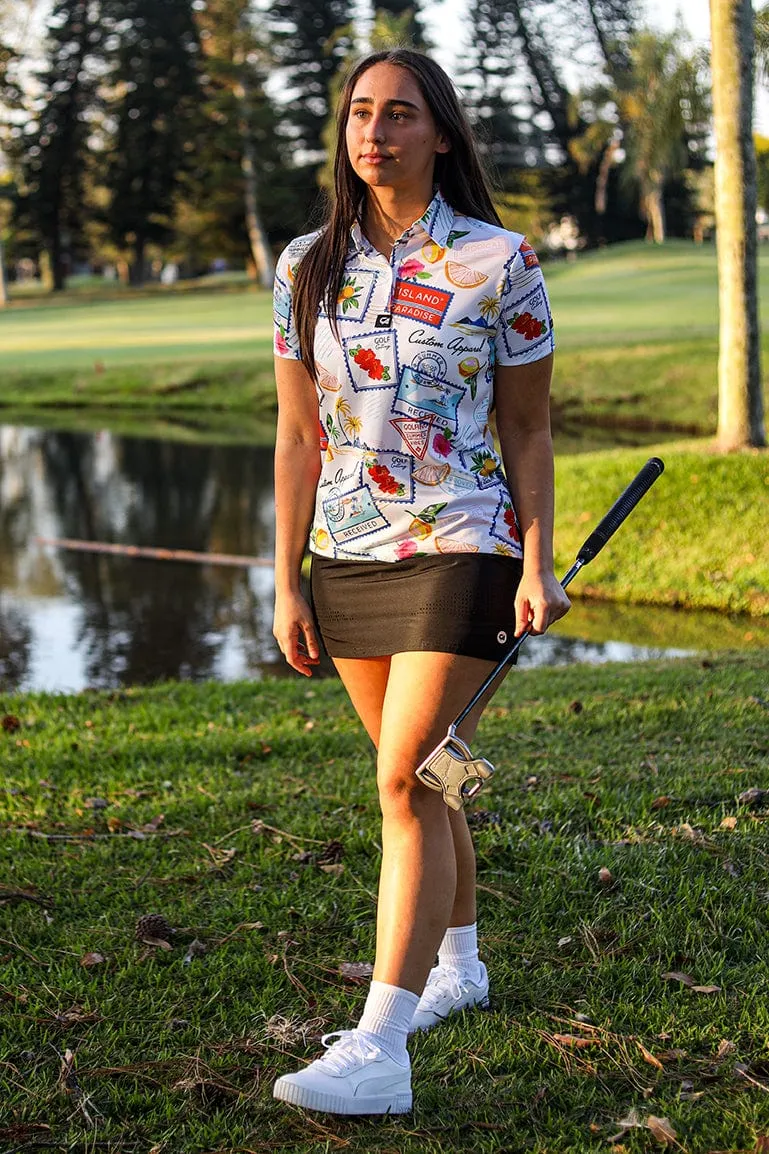 CA Ladies Funky Golf Shirt | Summer Vacation