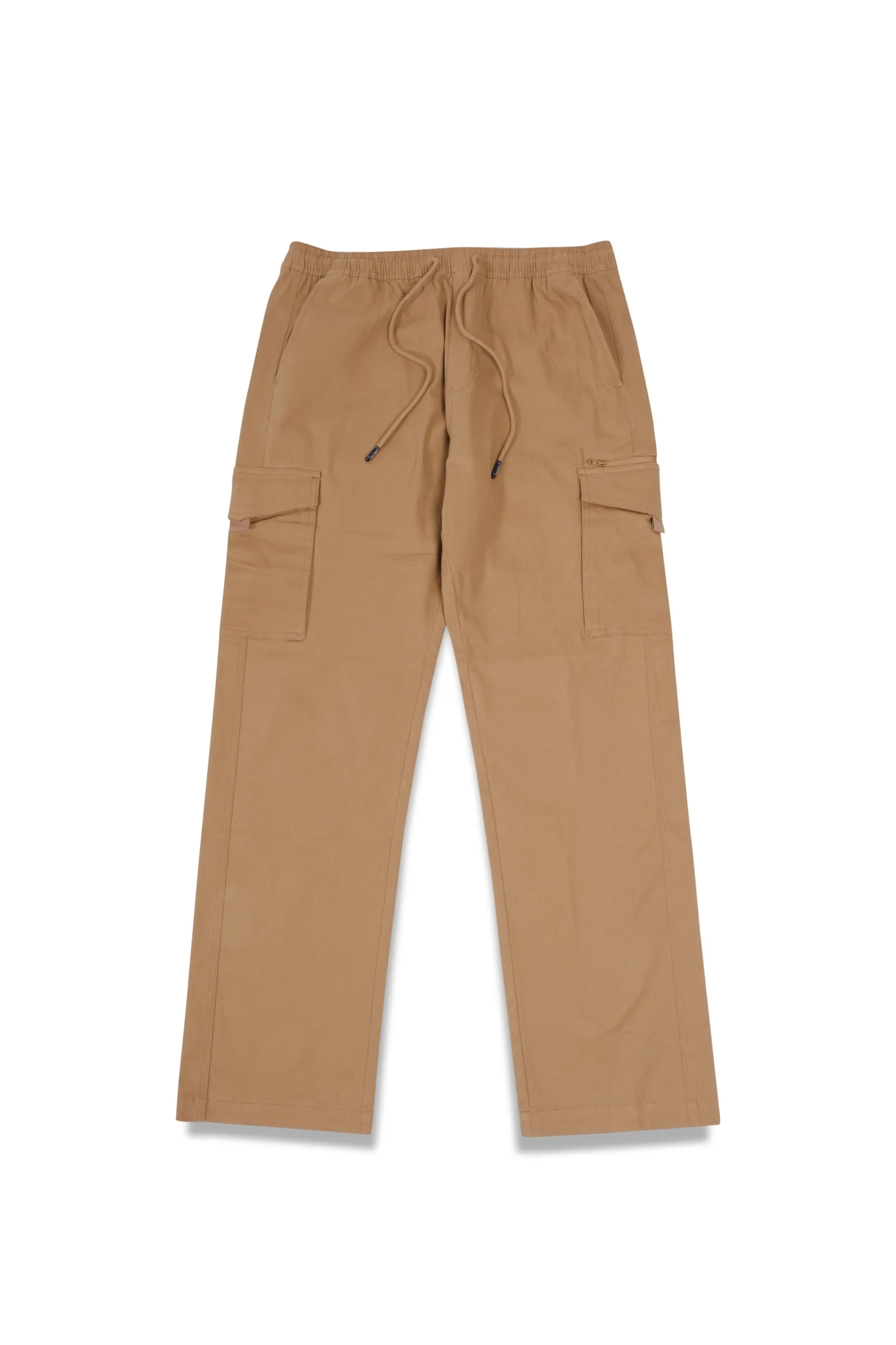 Cargo Pocket Zip Twill Pant