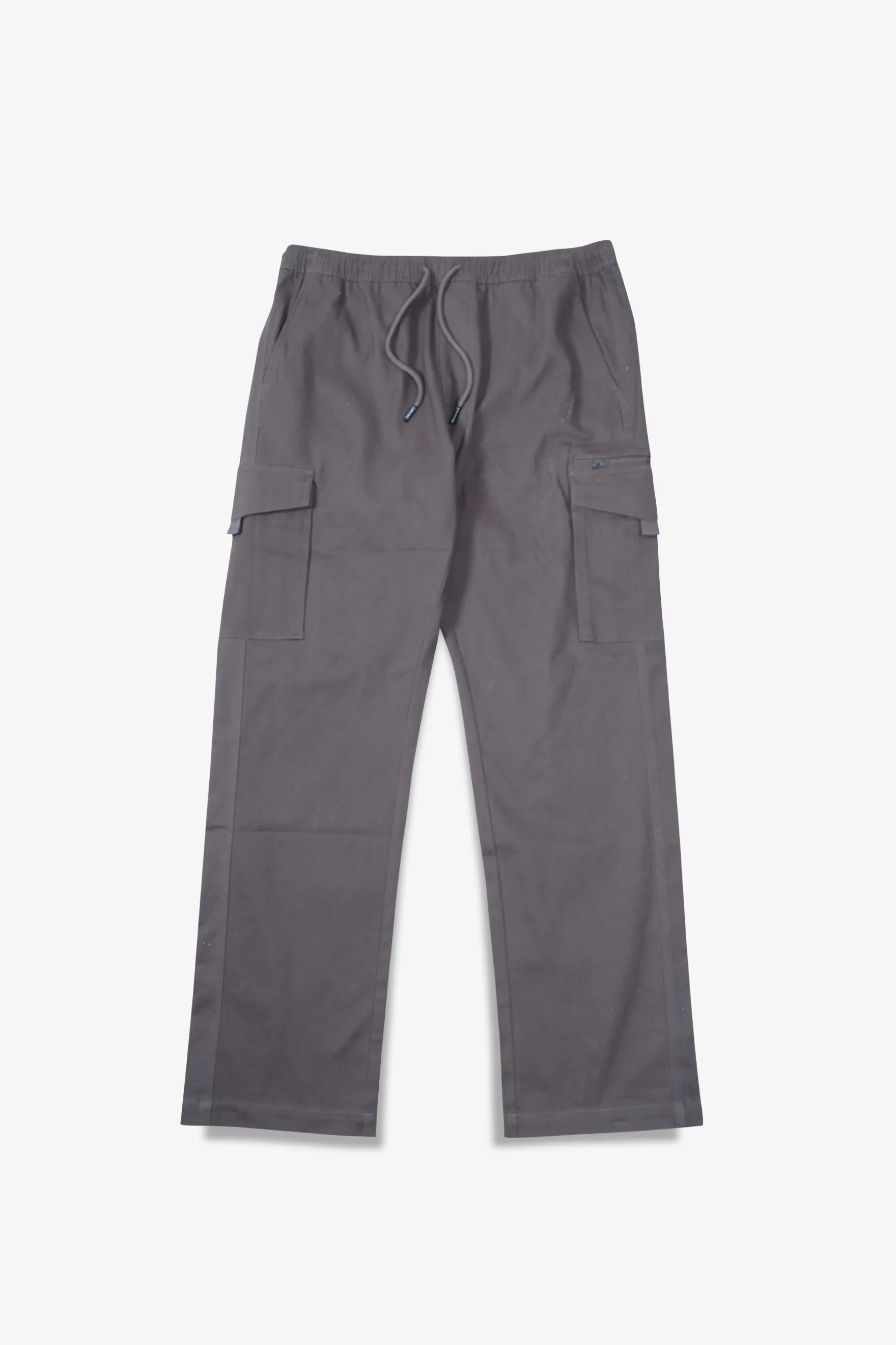 Cargo Pocket Zip Twill Pant