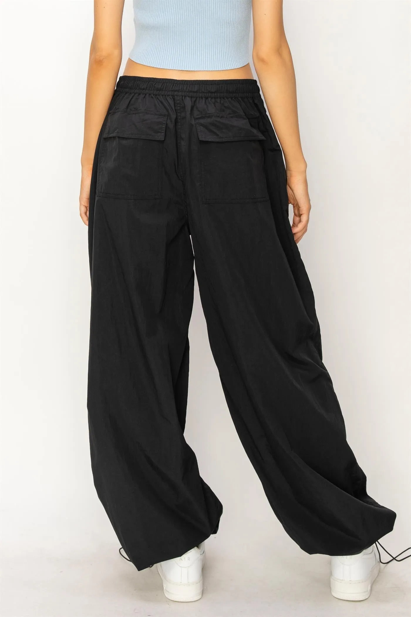 DZ24C114-High-waist Parachute Pants