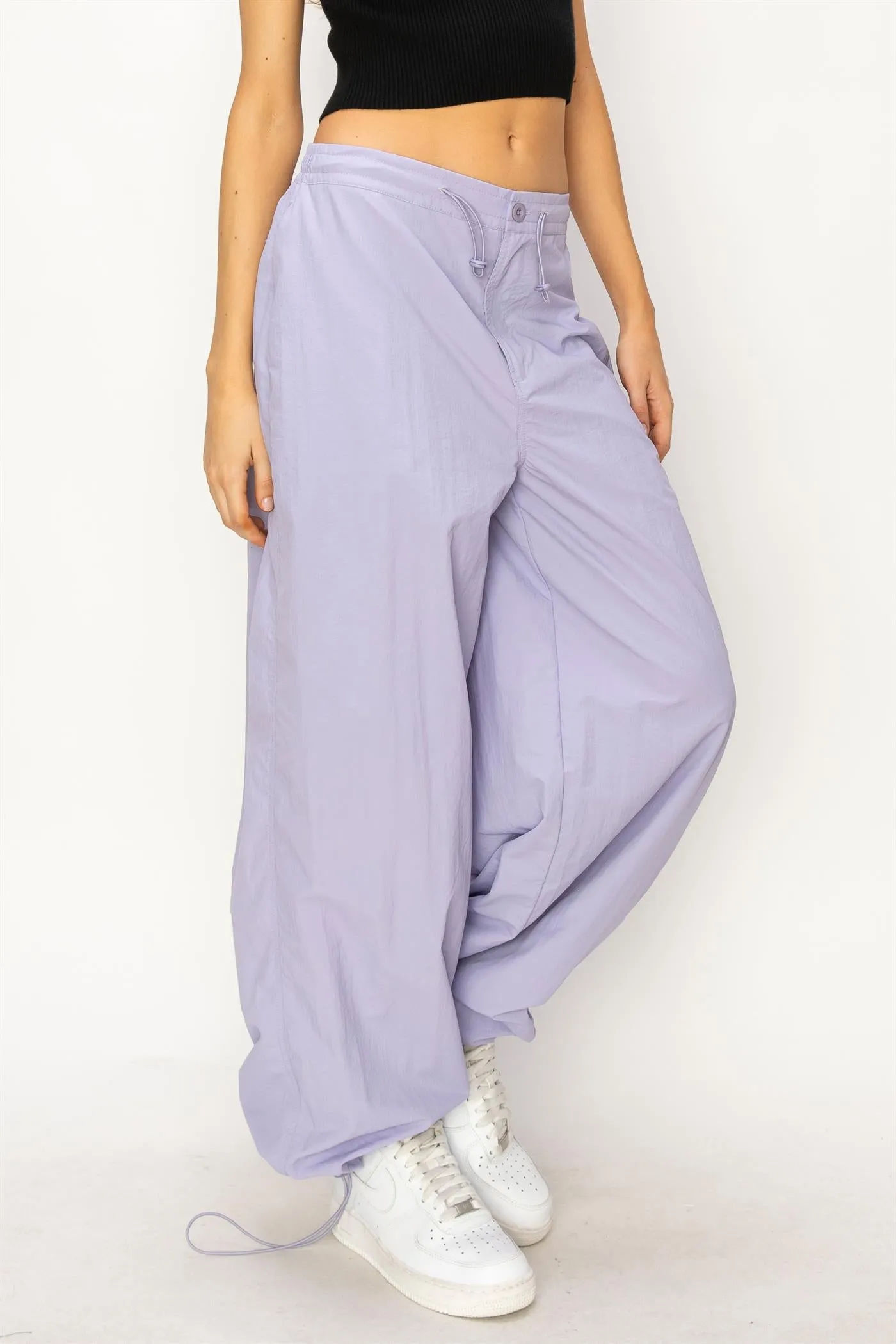 DZ24C114-High-waist Parachute Pants