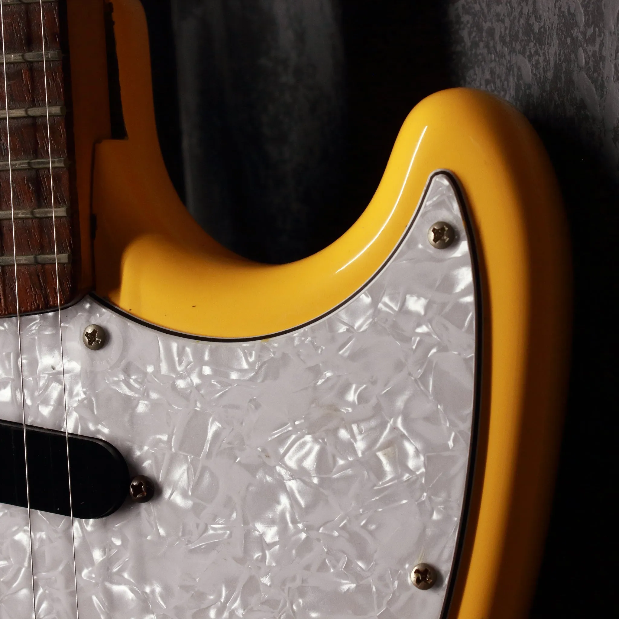 Fender Mustang Rebel Yellow 1978