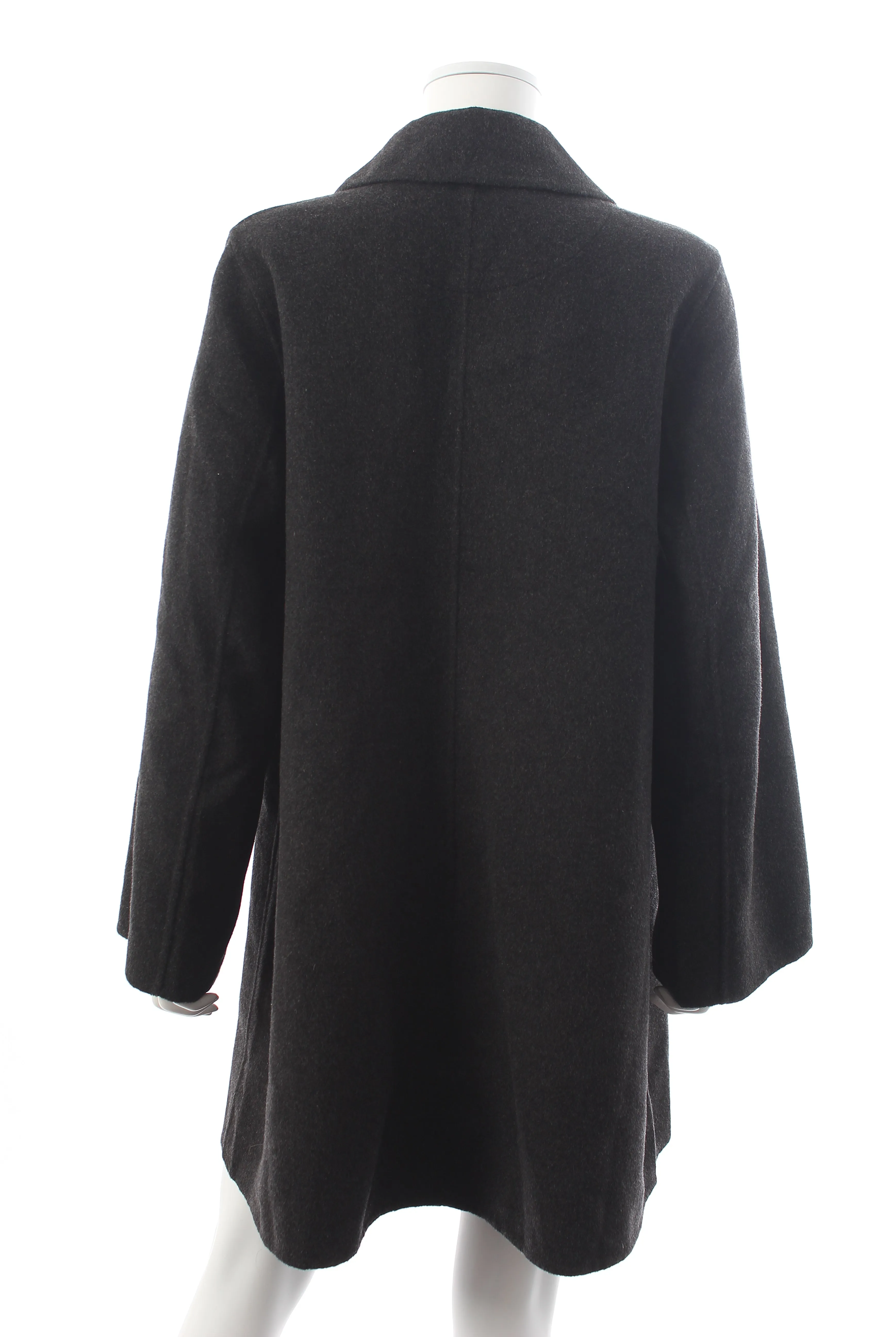 Ganni Wool-Blend Double-Breasted Coat