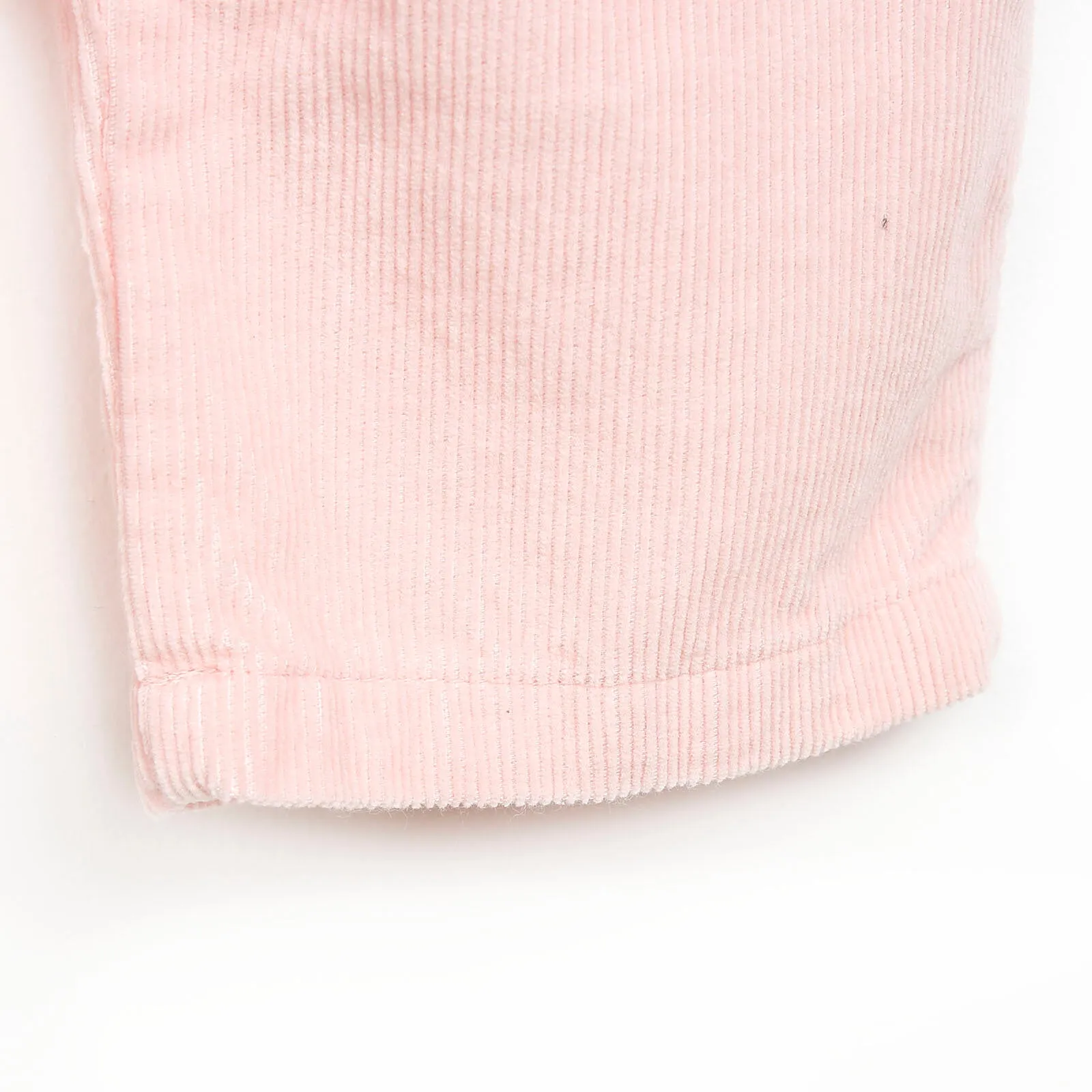 HelloBaby Basic Baby Girl Velvet Overall - Pink