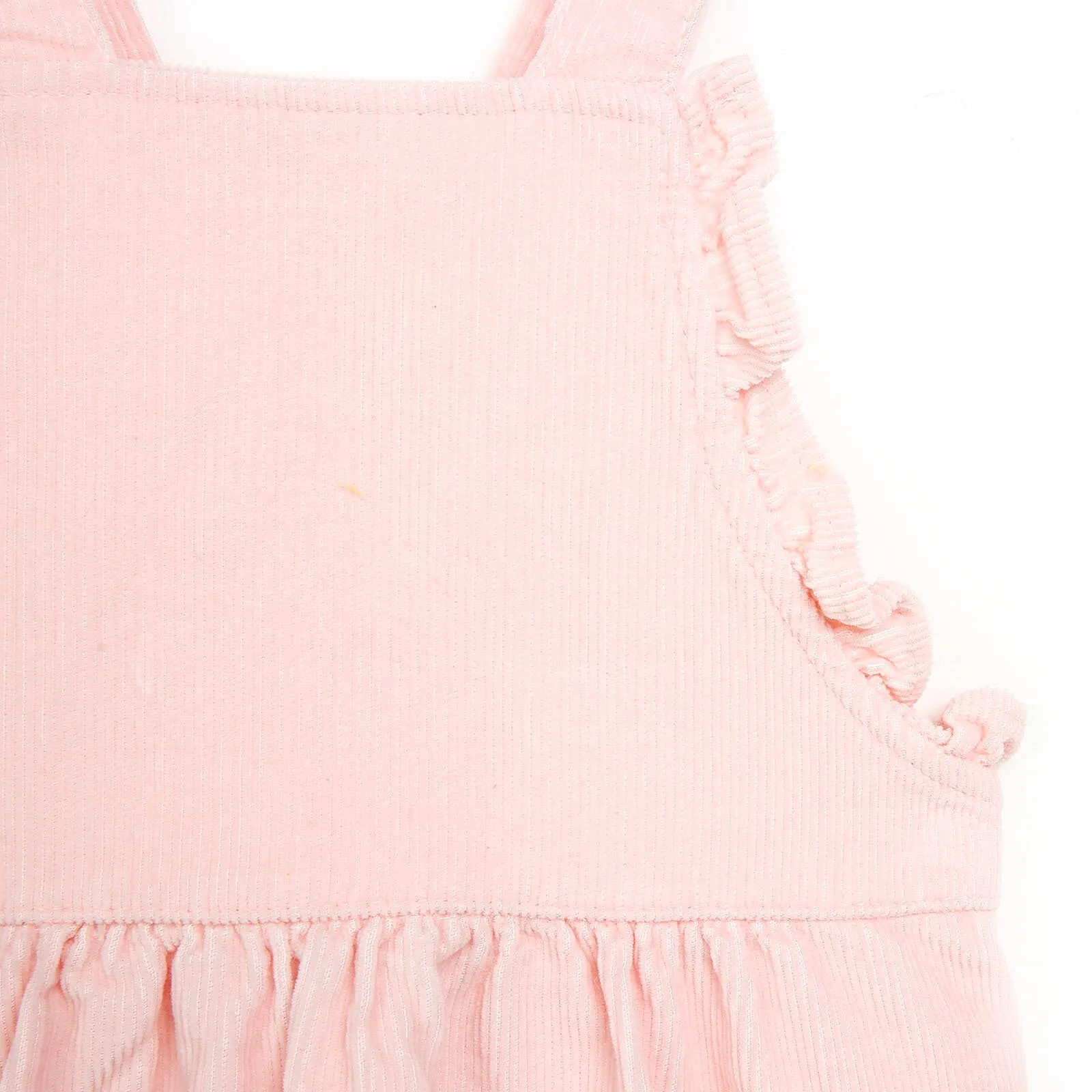 HelloBaby Basic Baby Girl Velvet Overall - Pink