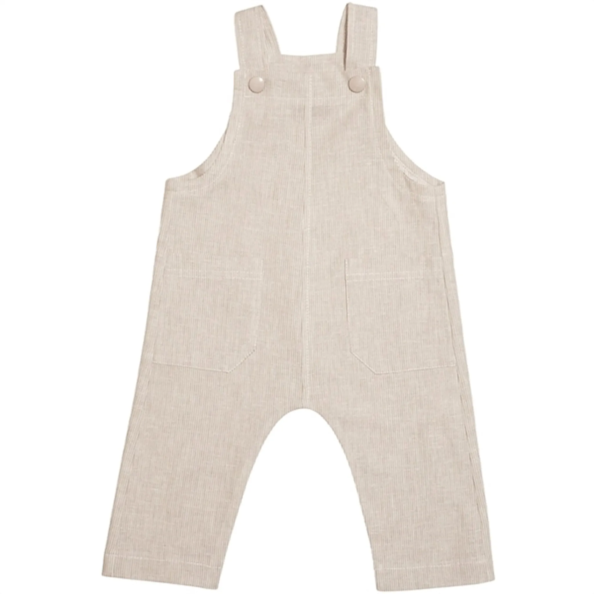 Huttelihut Aki Overall Linen Mini Stripes Camel