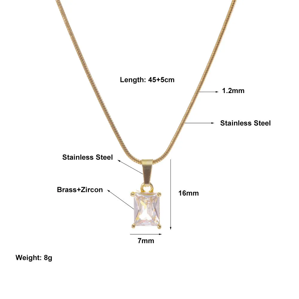 Just Lil Things  Anti Tranish Artificial Gold Necklace jltn0612