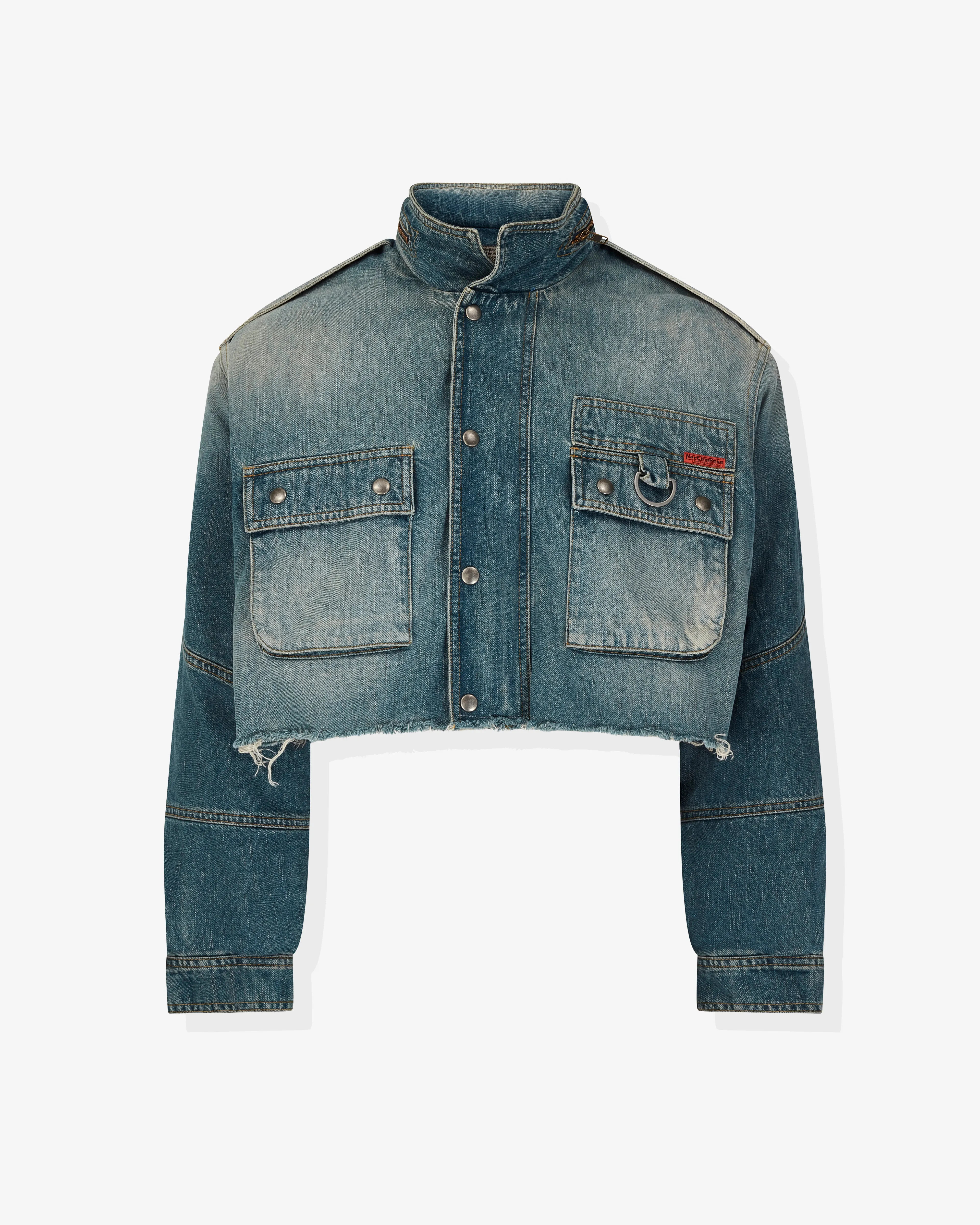 Martine Rose - Men's Cut Denim Jacket - (Blue)