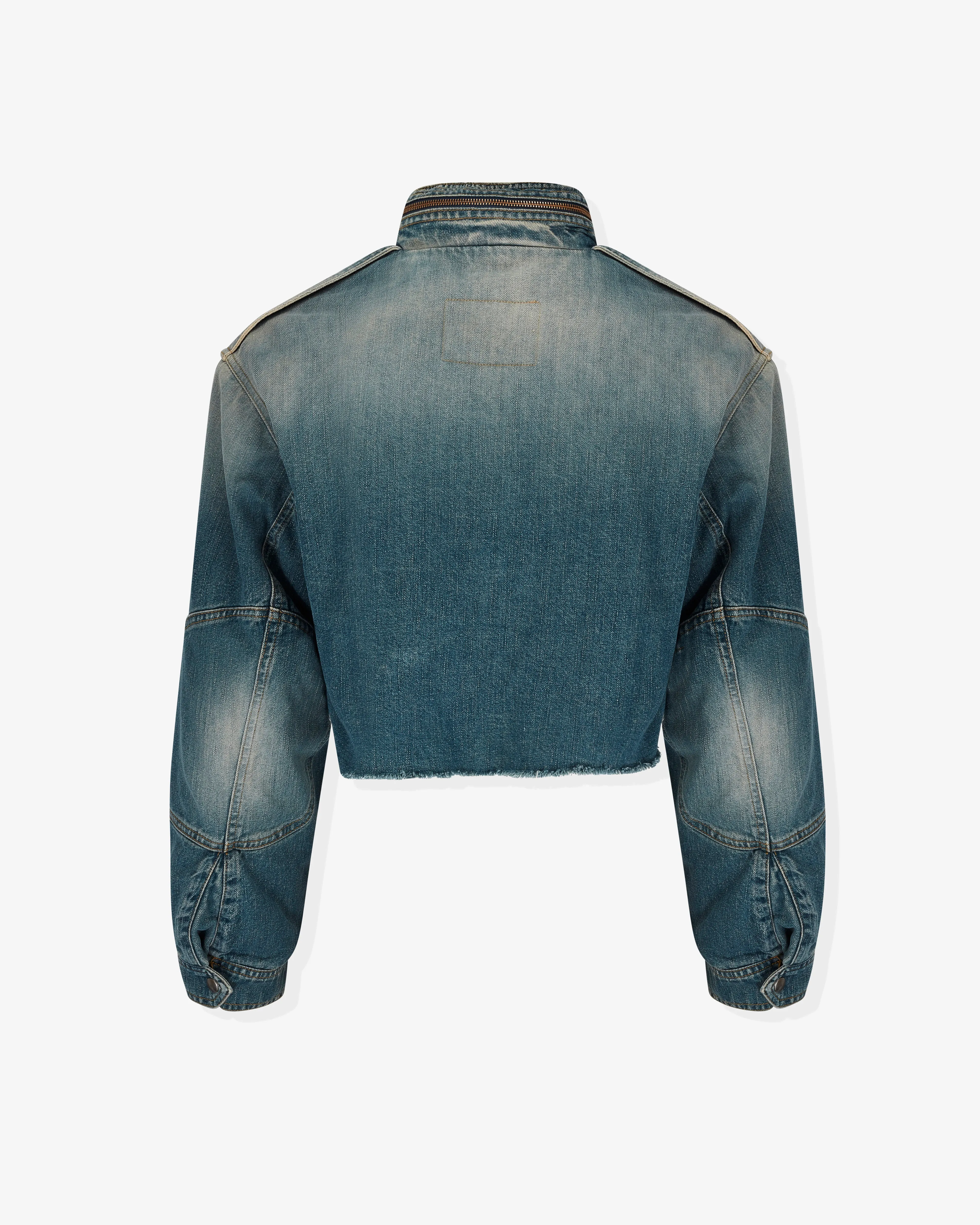 Martine Rose - Men's Cut Denim Jacket - (Blue)