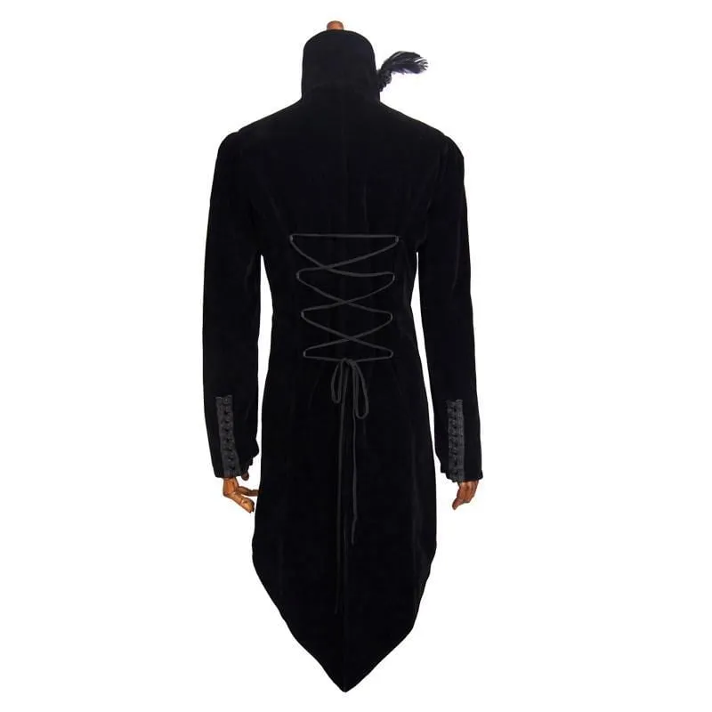 Men's Vintage Ruffled Tailcoat