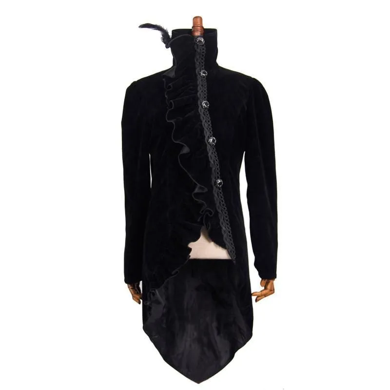 Men's Vintage Ruffled Tailcoat