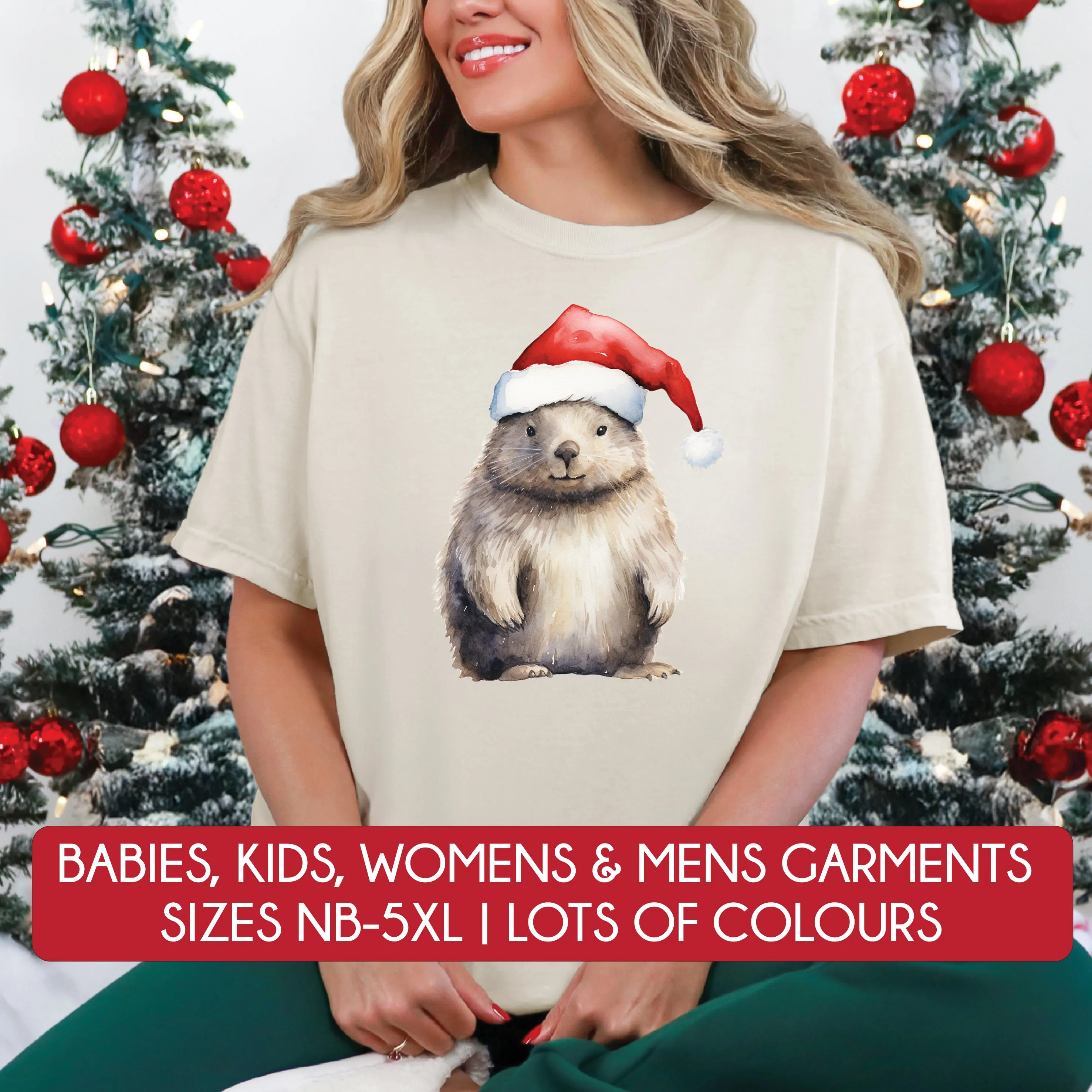 *MORE COLOURS AVAILABLE* Aussie Animals Christmas T-Shirt