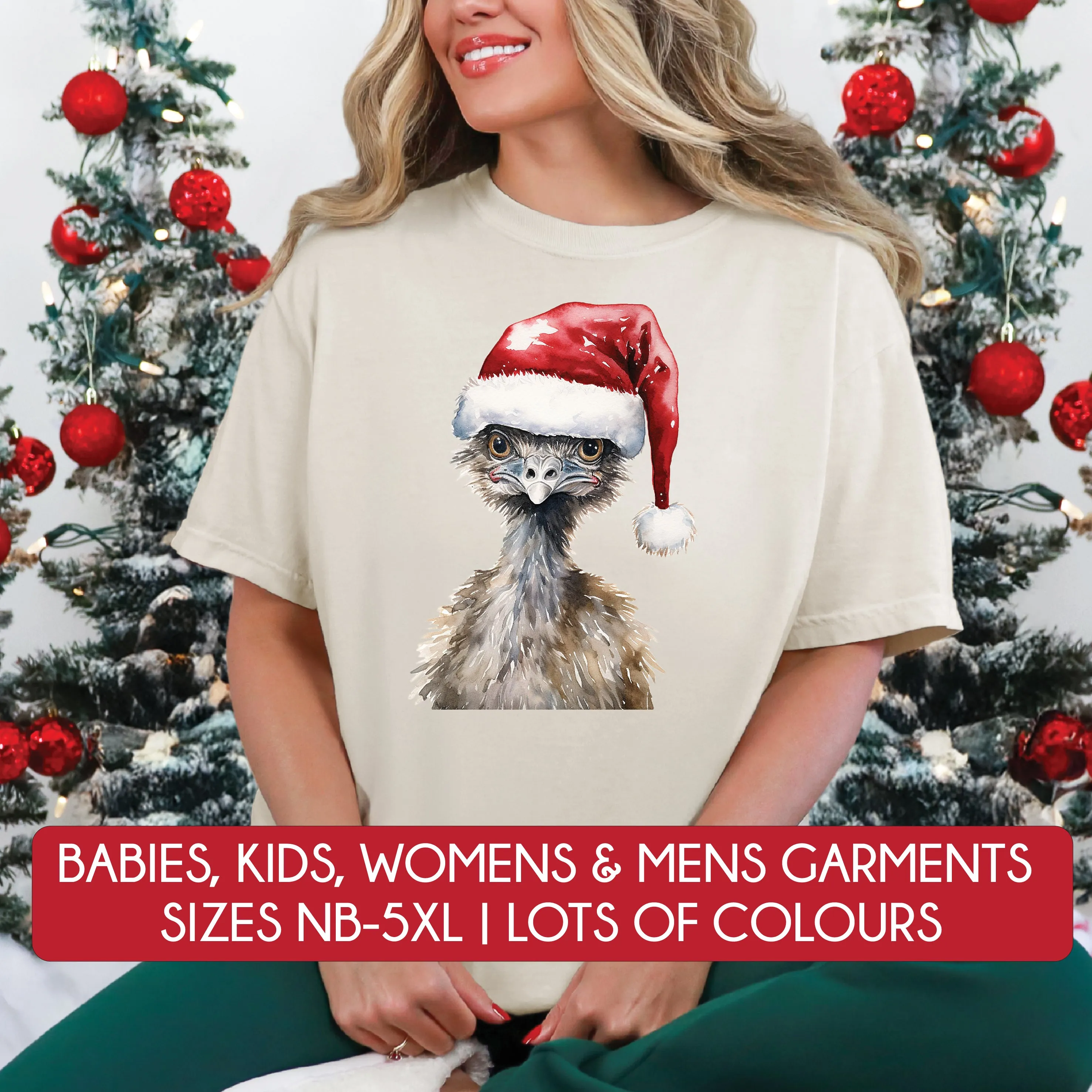 *MORE COLOURS AVAILABLE* Aussie Animals Christmas T-Shirt