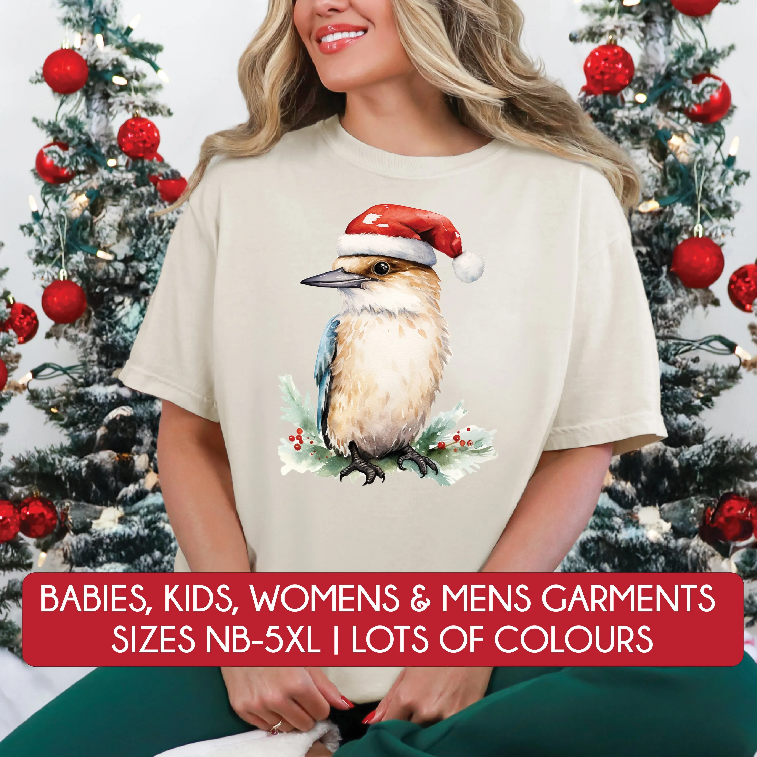 *MORE COLOURS AVAILABLE* Aussie Animals Christmas T-Shirt