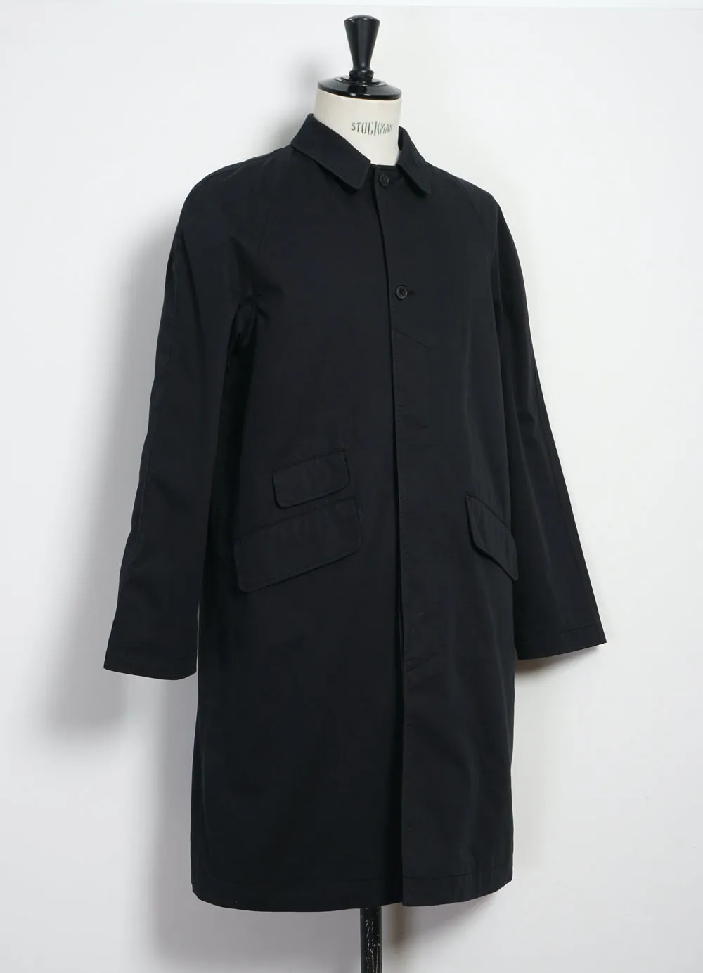 MORTEN | Long Coat | Black Drill