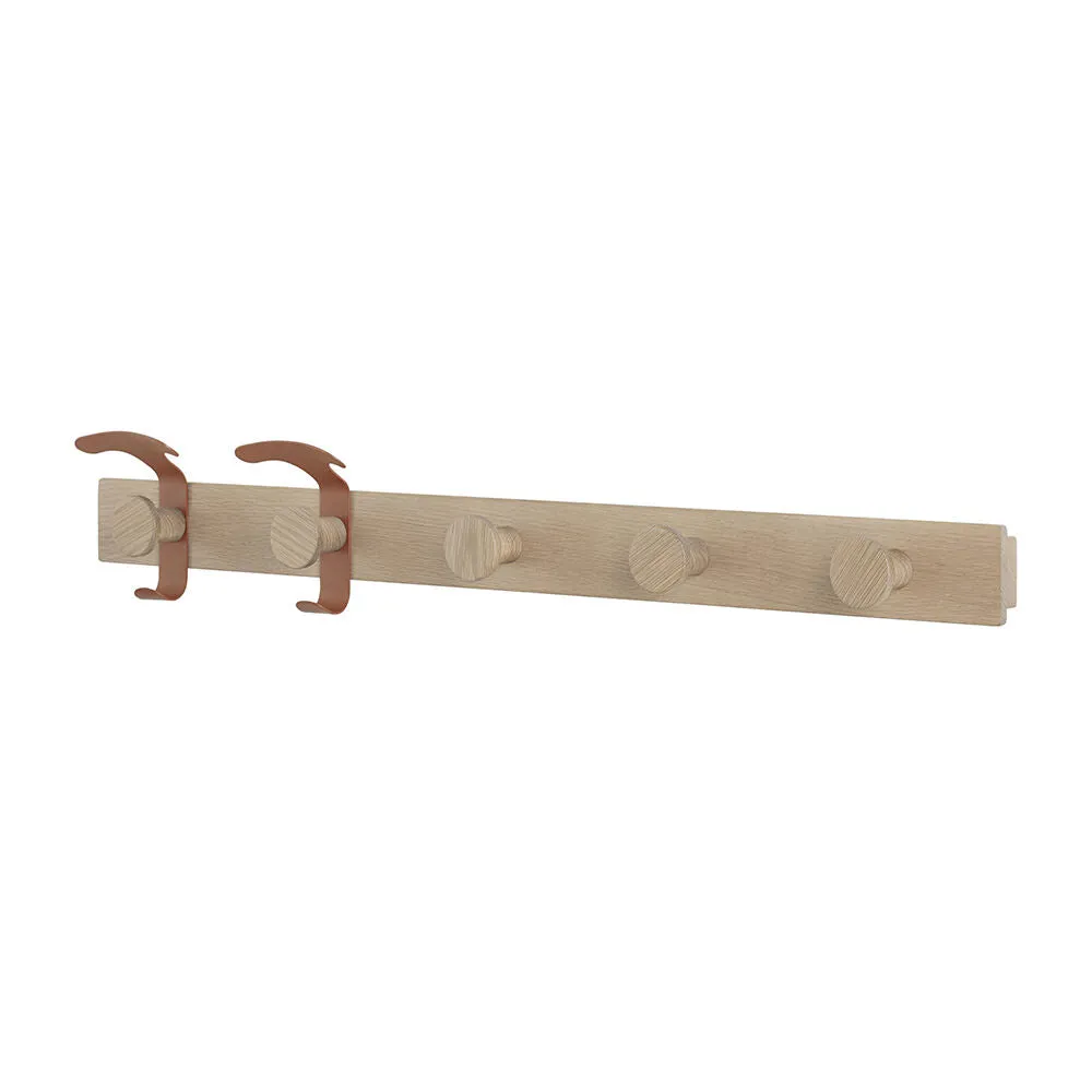 muuto | avail coat rack | oak   copper brown