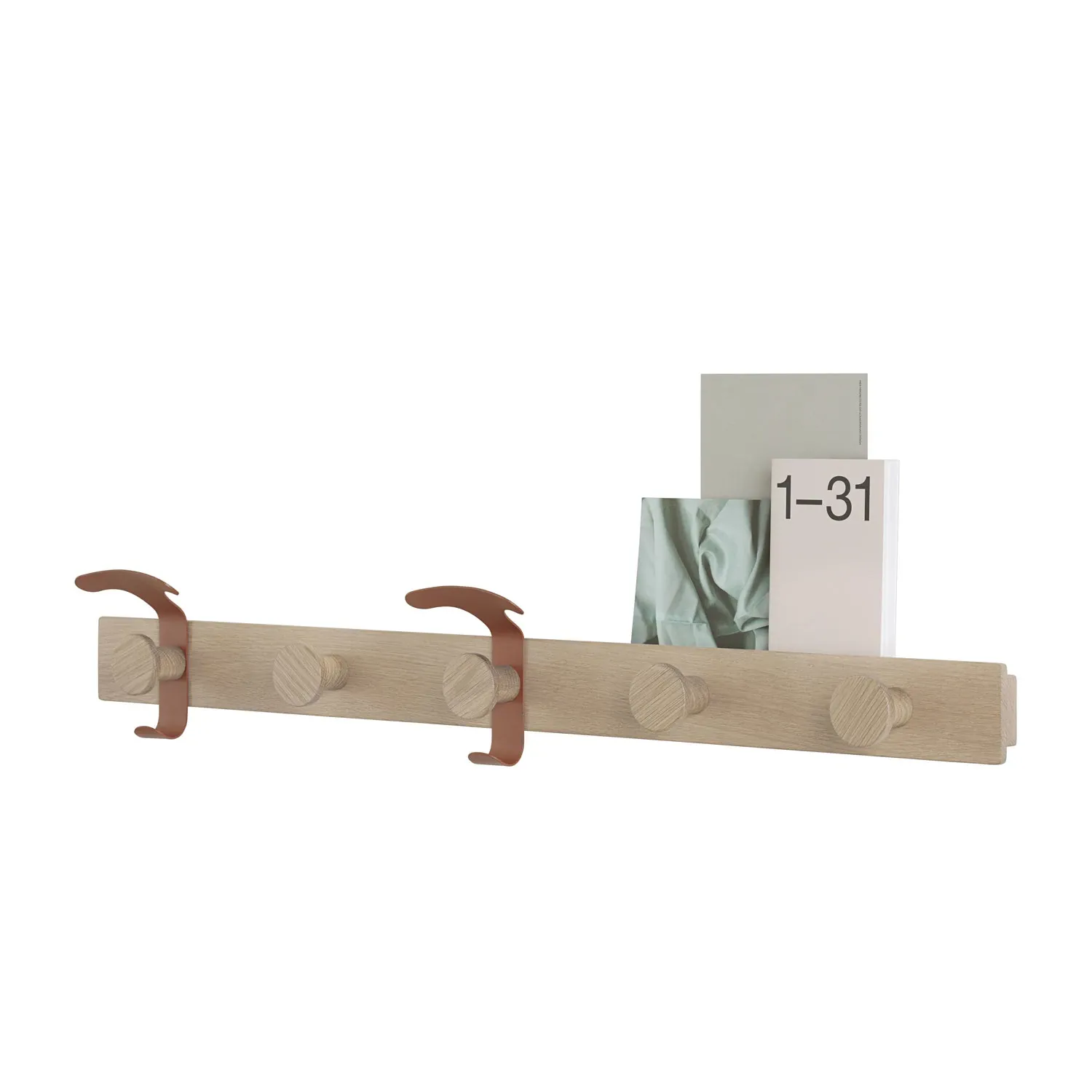 muuto | avail coat rack | oak   copper brown