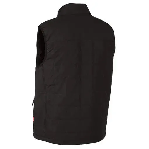 Open Box -  Milwaukee Tool Men's Large M12 12V Li-Ion Cordless AXIS Black Heated Quilted Vest (Vest Only)