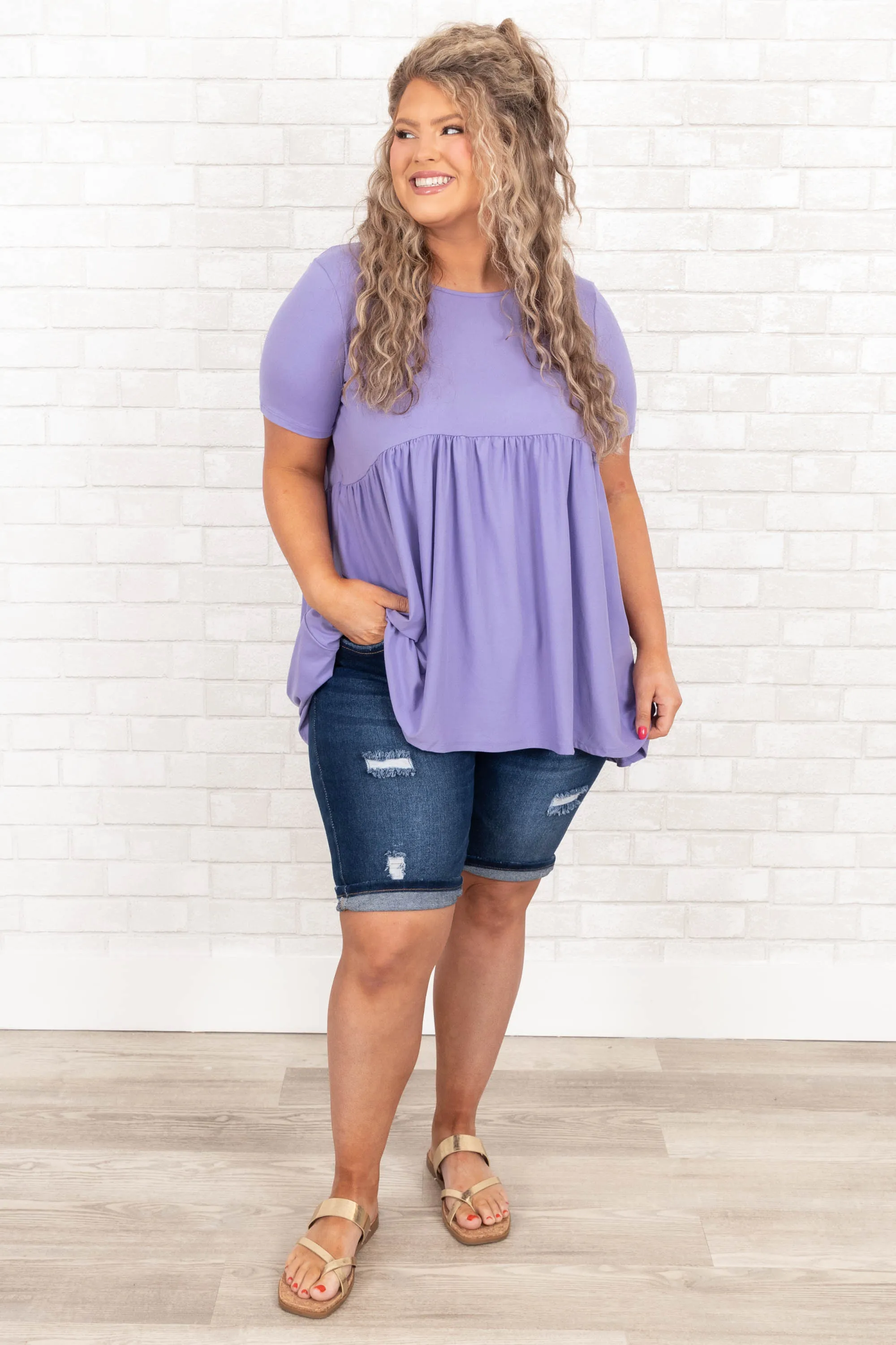 Princess And Punks Top, Lavender