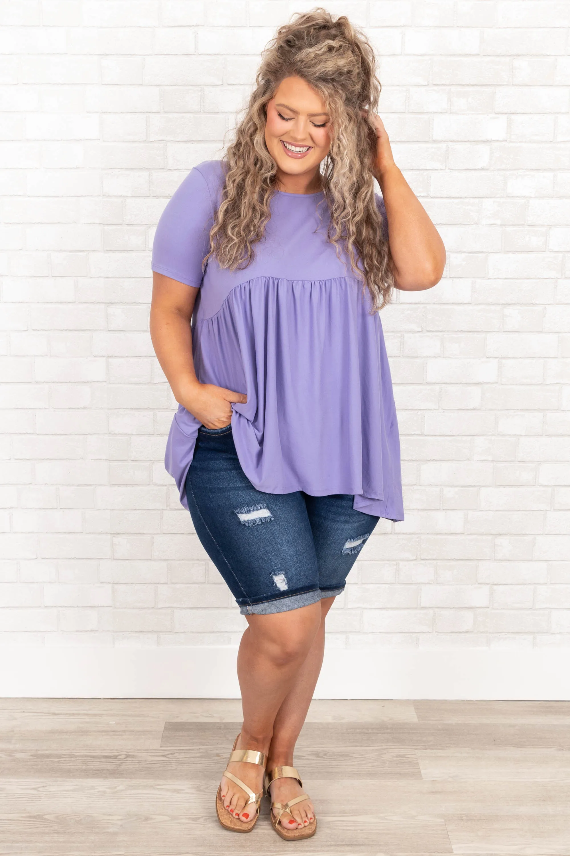 Princess And Punks Top, Lavender