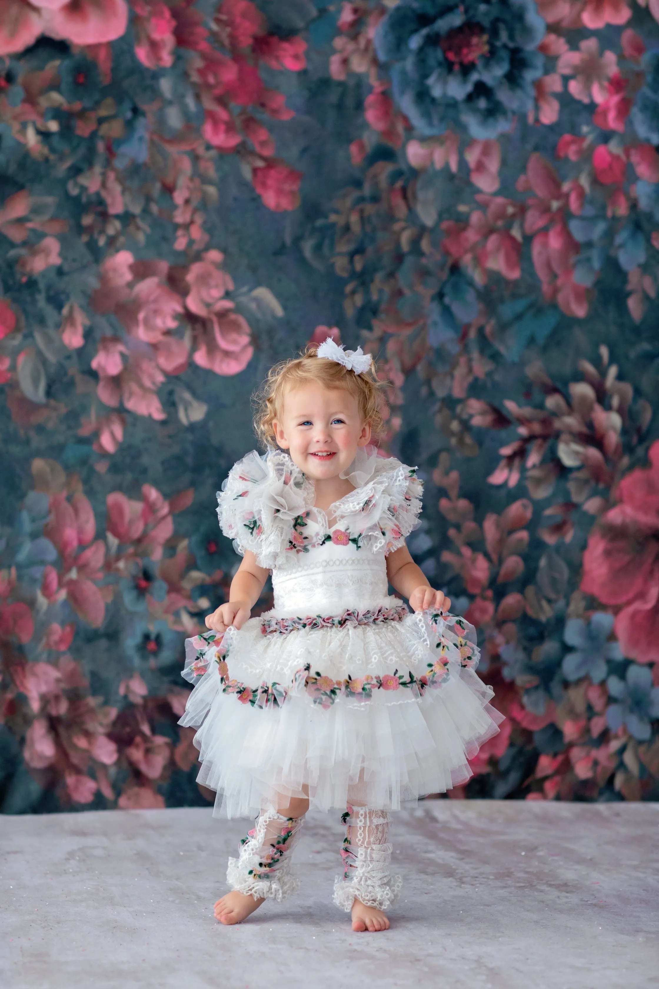 "Siena" Petal Length Dress ( 24month - Petite 3 year) LEGGINGS BLOOMERS