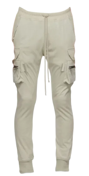 Rick Owens Beige Mastodon Cargo Pants