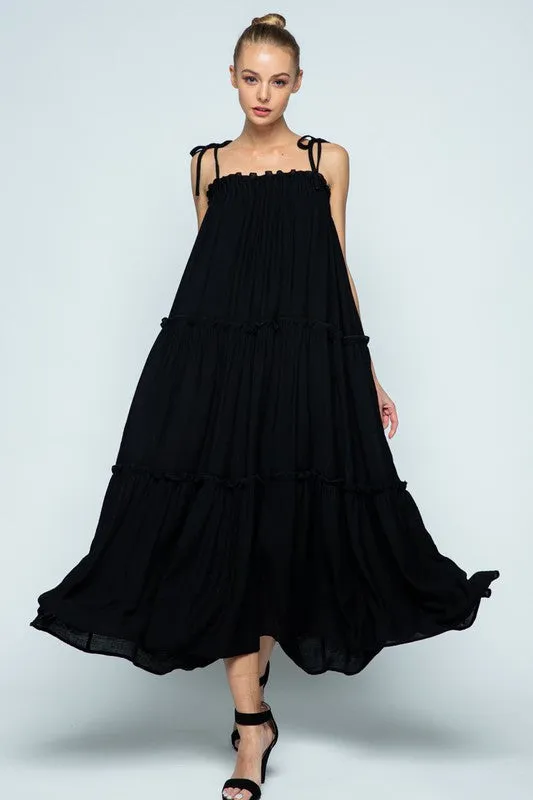 Ruffle Tiered Maxi Dress