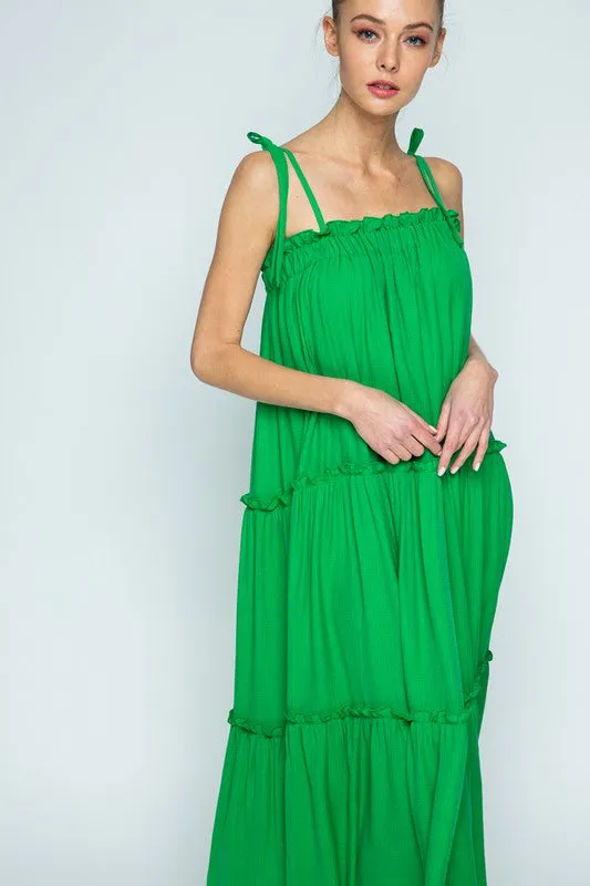 Ruffle Tiered Maxi Dress