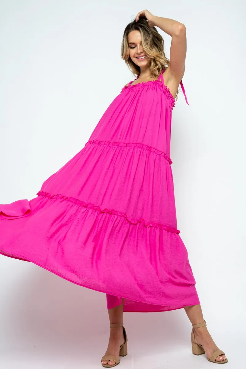 Ruffle Tiered Maxi Dress