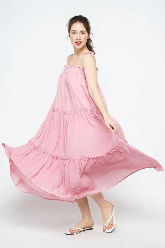 Ruffle Tiered Maxi Dress