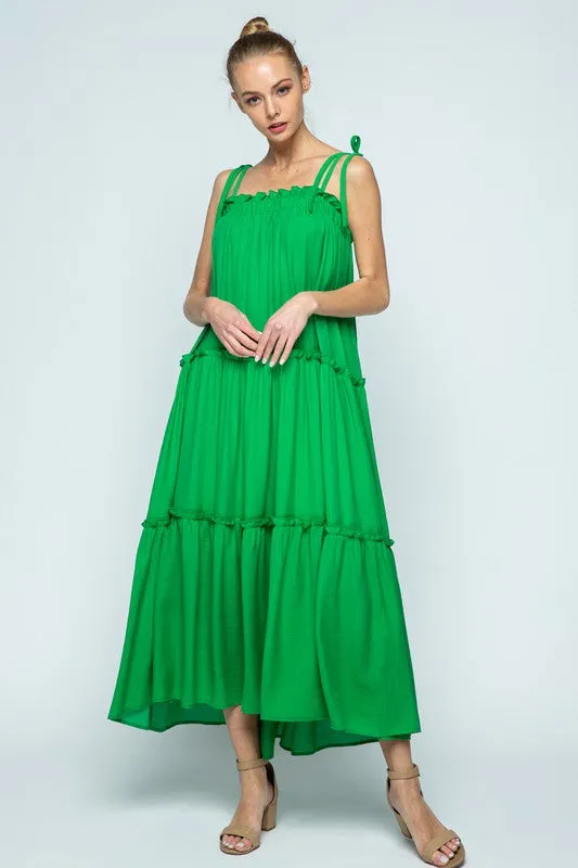 Ruffle Tiered Maxi Dress