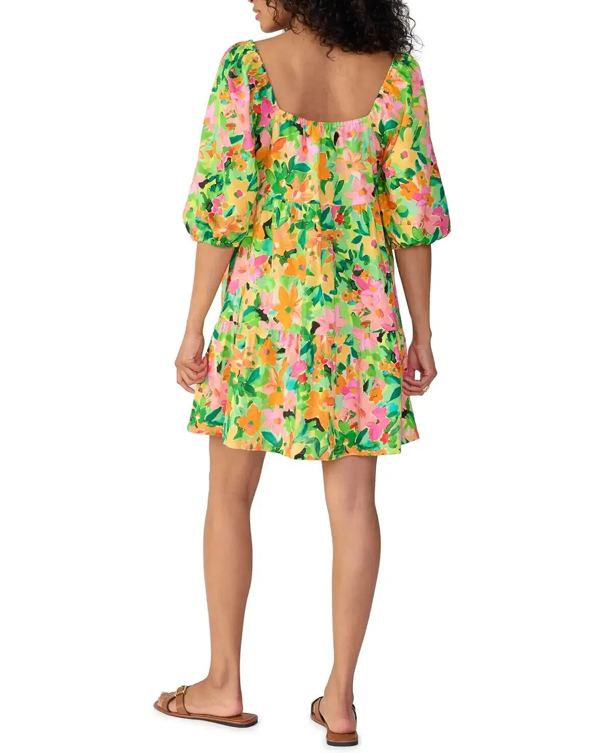 Sanctuary Weekender Printed Babydoll Dress