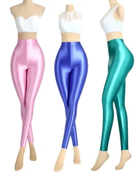 Sexy High Waist Glossy Pants For Women - In 16 Colors!